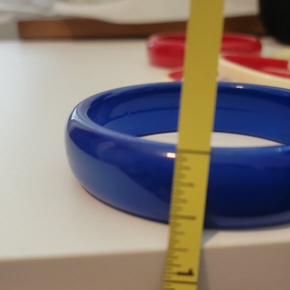 Seven Day Bangle Semanario Patriotic Bracelets Hard Plastic Back to the 1950s - Picture 7 of 10